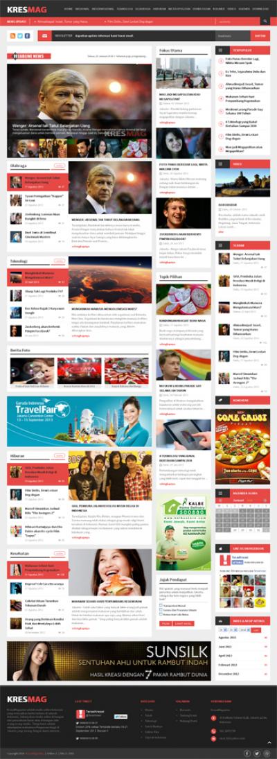 KreasiMagazine (Responsive)